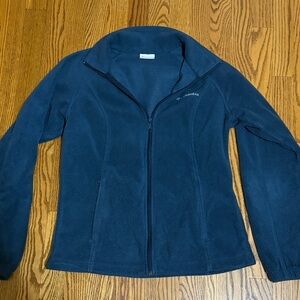 Columbia Women's Dark Blue Fleece Jacket Size M